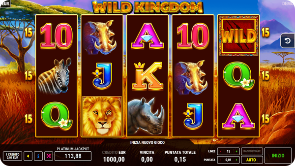 fazi slot wild kingdom