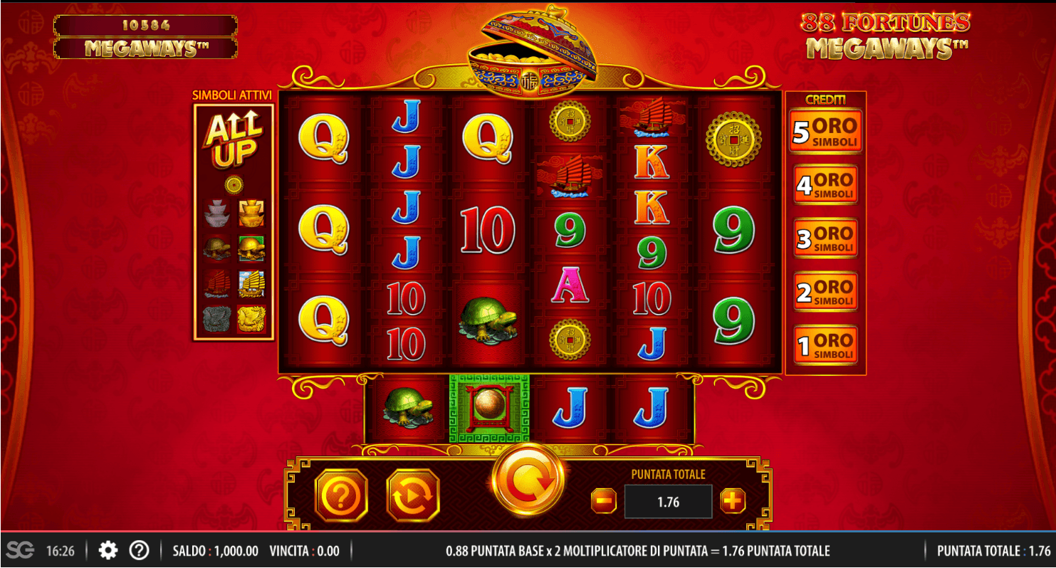 scientific games slot 88 fortunes megaways