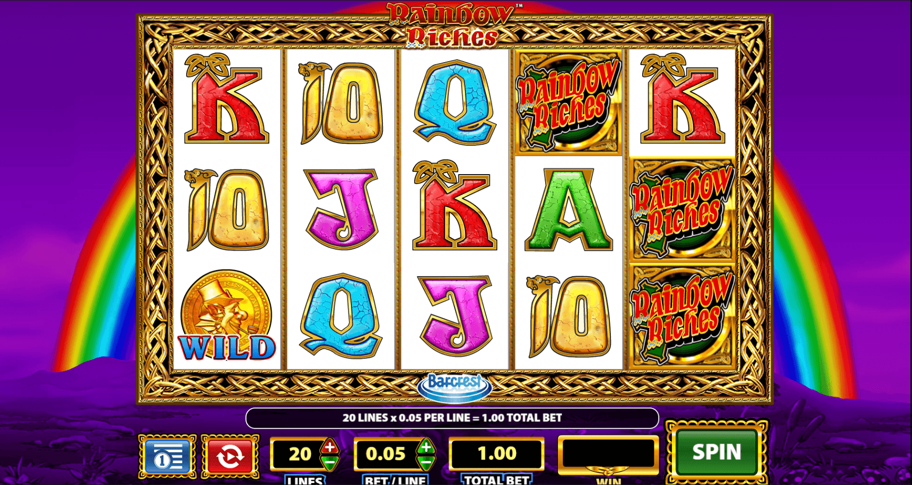 scientific games slot rainbow riches