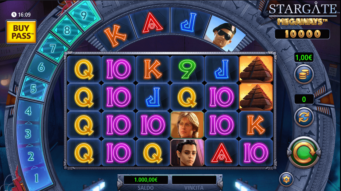 scientific games slot stargate megaways