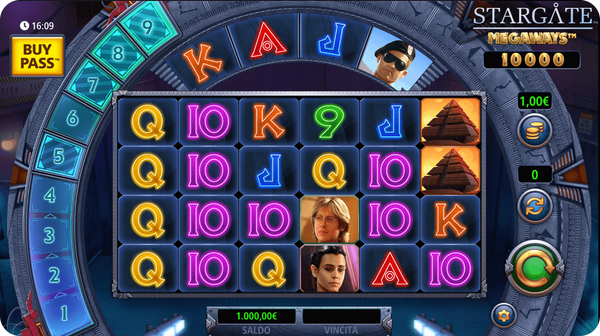 scientific games slot stargate megaways