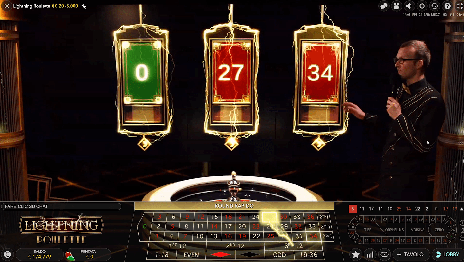 evolution gaming lightning roulette