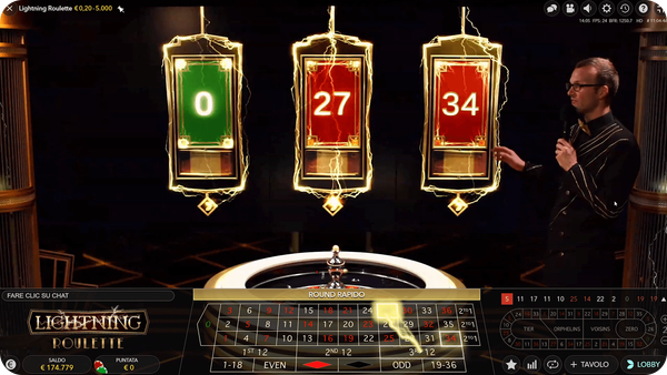 evolution gaming lightning roulette