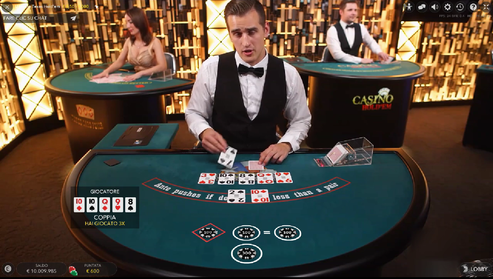 evolution gaming ultimate texas holdem