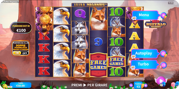 Skywind slot big buffalo megaways
