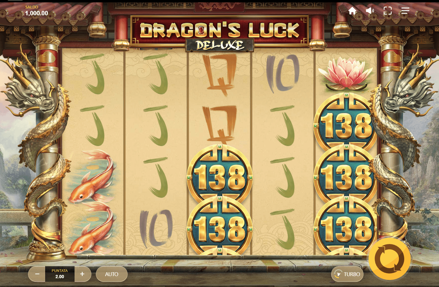 red tiger gaming slot dragons luck deluxe
