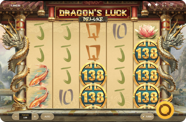 red tiger gaming slot dragons luck deluxe
