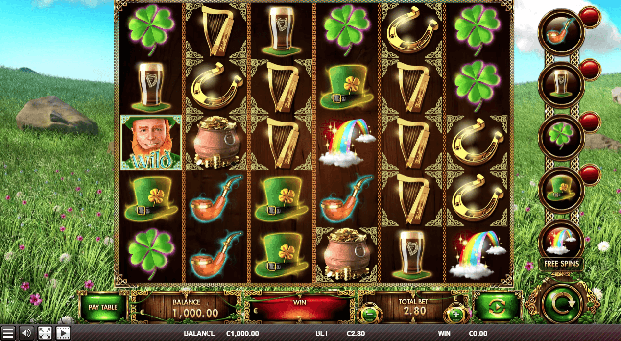 red- rake gaming slot 1st of the irish