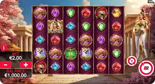 red rake gaming slot legacy of athena