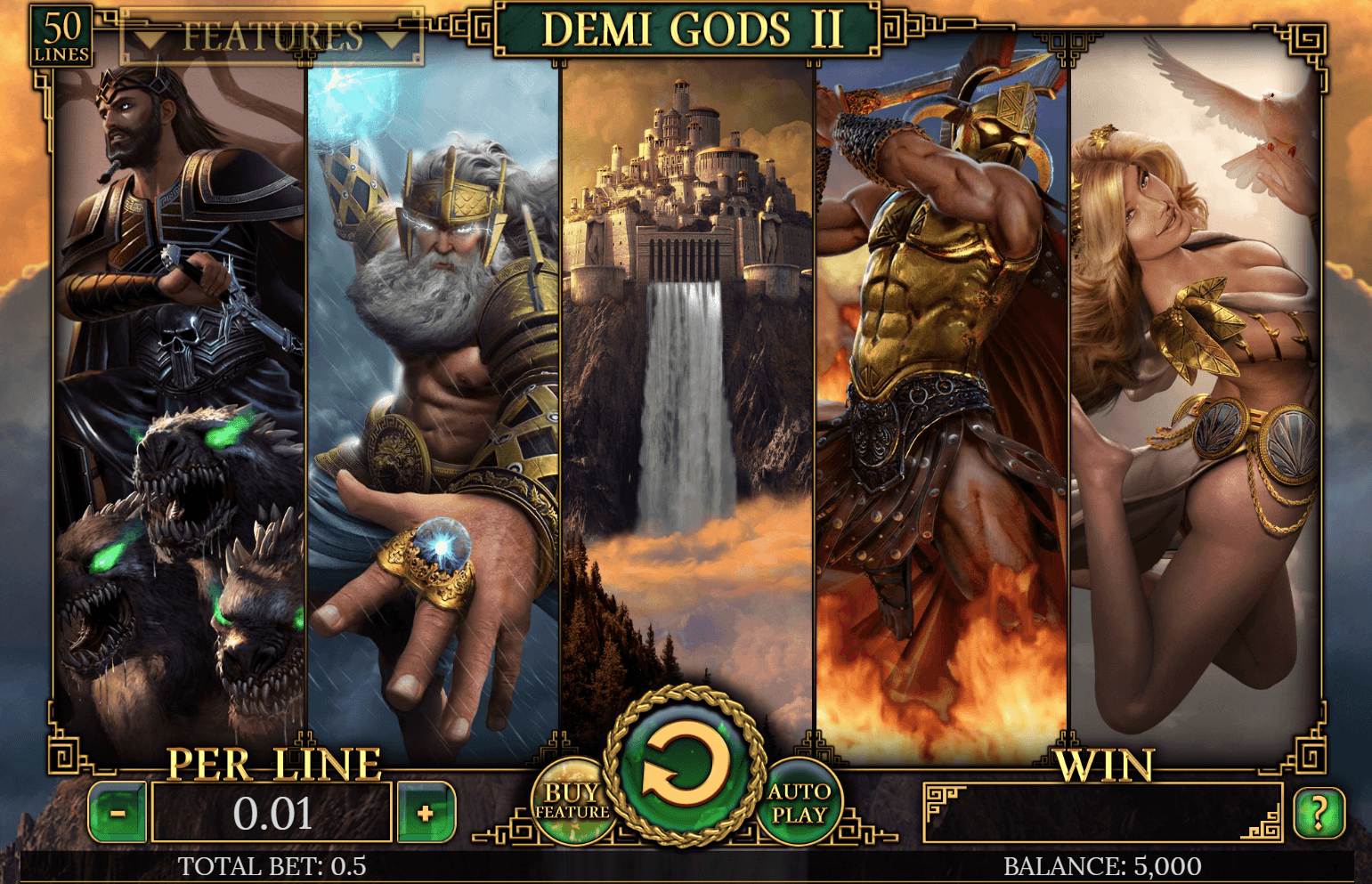 spinomenal slot demi gods 2