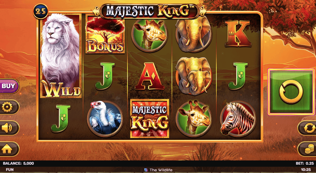 spinomenal slot majestic king