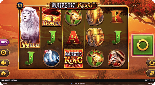 spinomenal slot majestic king