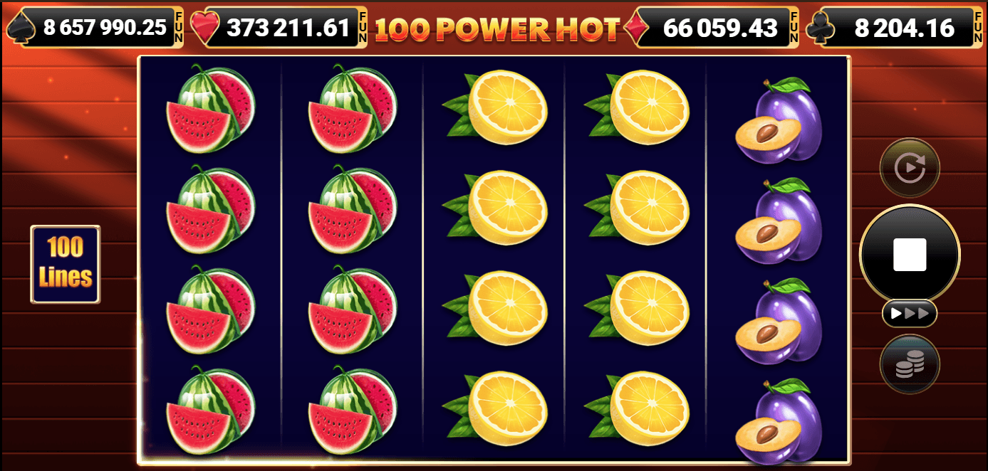 fai girare i rulli di una slot machina 100 linee