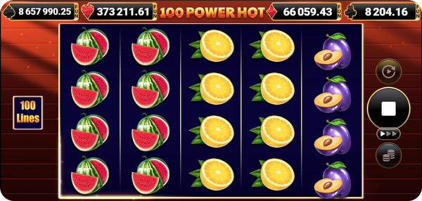 fai girare i rulli di una slot machina 100 linee