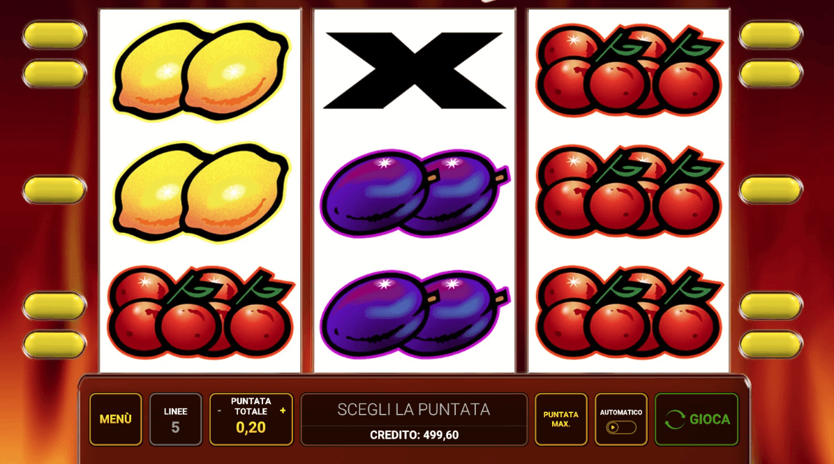 terzo passo per giocare ai giochi da casinò con 5 linee