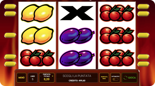terzo passo per giocare ai giochi da casinò con 5 linee
