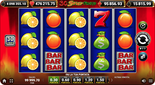 caricamento giochi gratuiti con 30 linee