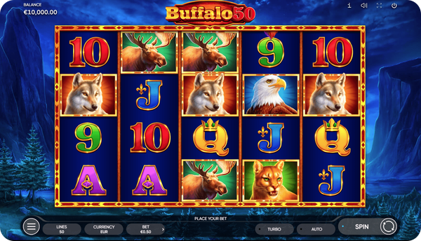 buffalo-50 slot machine a 50 linee di pagamento