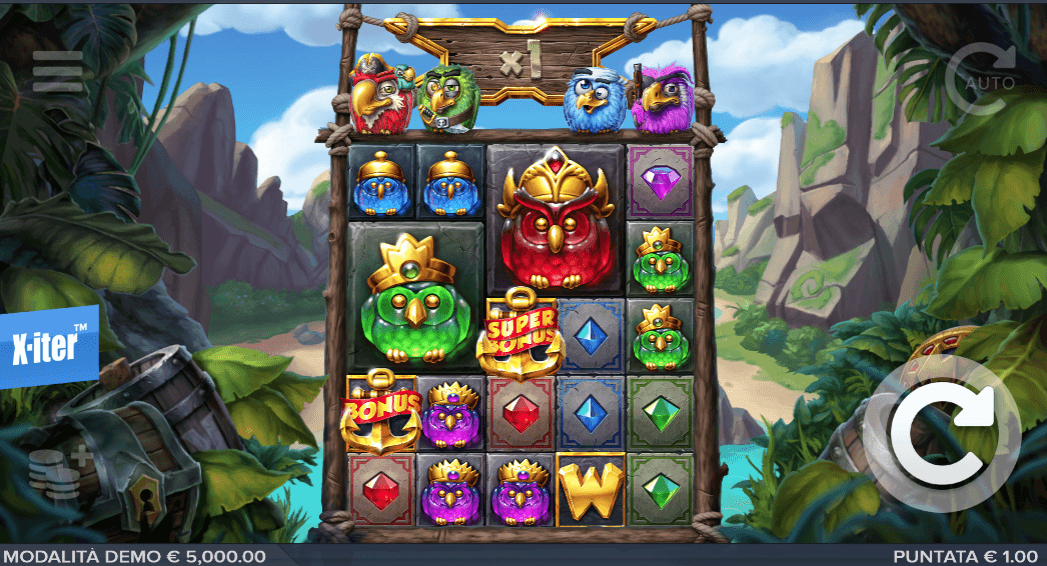 cluster pays slot pirots x